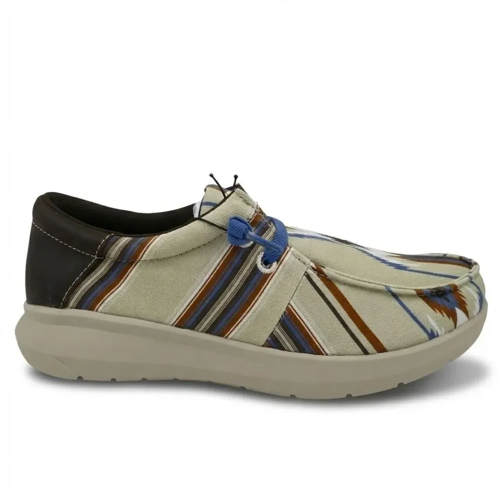 Ariat Men's US 9.5 EE Hilo Chimayo Arroyo Tan Southwestern Casual Slip-On Shoes